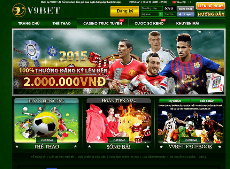 V9BET – Trang cá cược bóng đá uy tín trên thị trường
